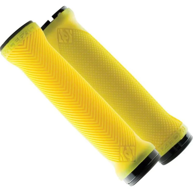 Ofertă specială Manșoane pentru bicicletă RACE FACE Grips Love Handle Neon Yellow